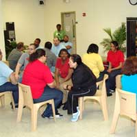 Visitor Detainee area